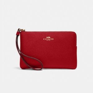 NWT Coach Zip Wristlet